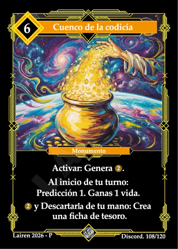 CUENCO DE LA CODICIA