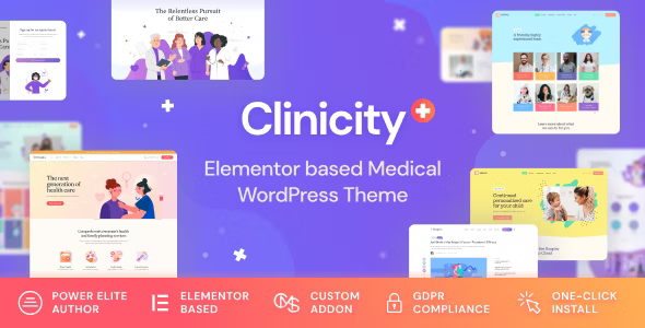 Clinicity – Health & Medical Elementor Theme WordPress