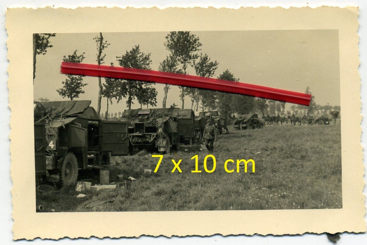 Foto Kampfraum Dünkirchen verlassene engl. LKW K