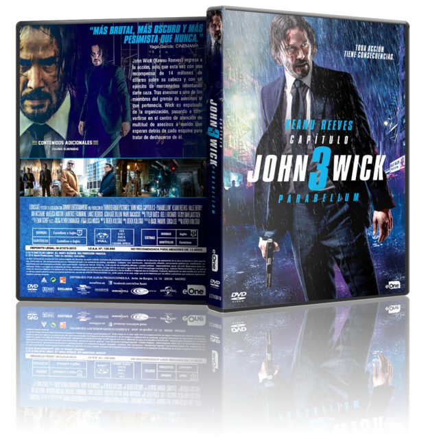 Portada - John Wick 3: Parabellum [2019] [DVD9 Full] [Pall] [Cast/Ing] [Sub:Varios] [Acción]