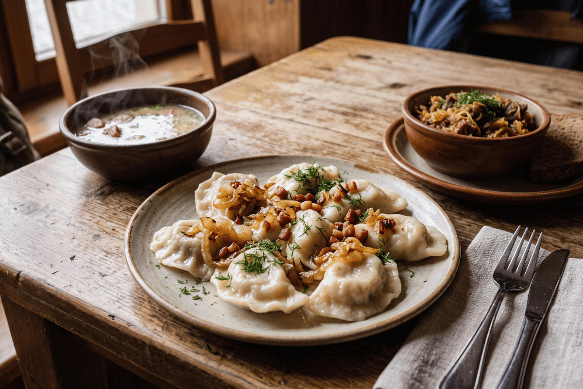 Domowe obiady w Walimiu - pierogi, bigos i dania dnia U Suchej