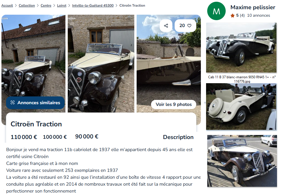 90 000 en 2026 100 000 et 110 000 en 2025 Cab 11 B 37 blanc marron 9050 RN45