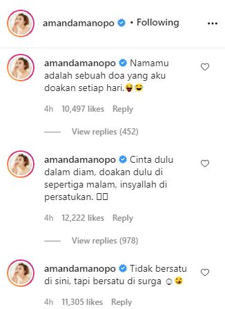 Tulisan Amanda Manopo