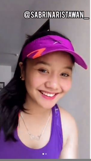 Sabrina Ristiawan atlet mdua dan berbakat