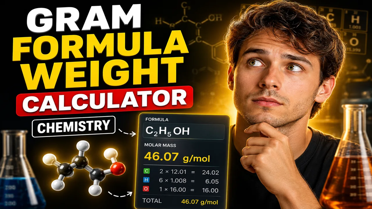 Gram Formula Weight Calculator | Toolhox