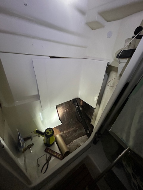 Initial fitting of new glass panel