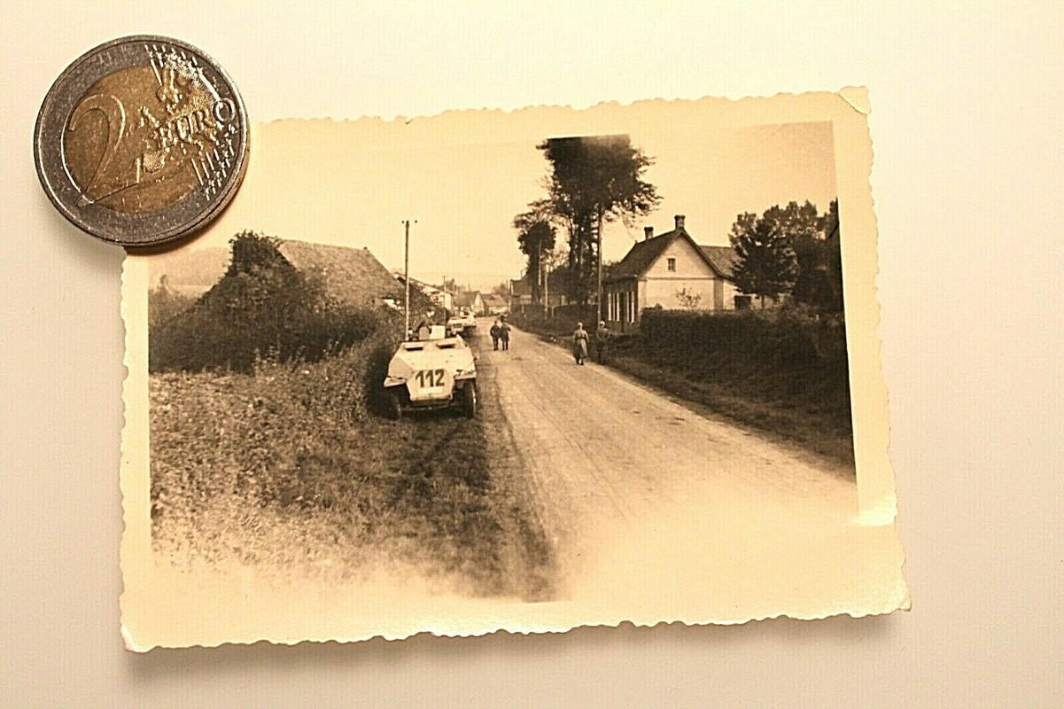 -orig.Foto-Deutsches-Reich-WH-Schützenpanzer- Kettenfzg-Soldaten- Norwegen-2-