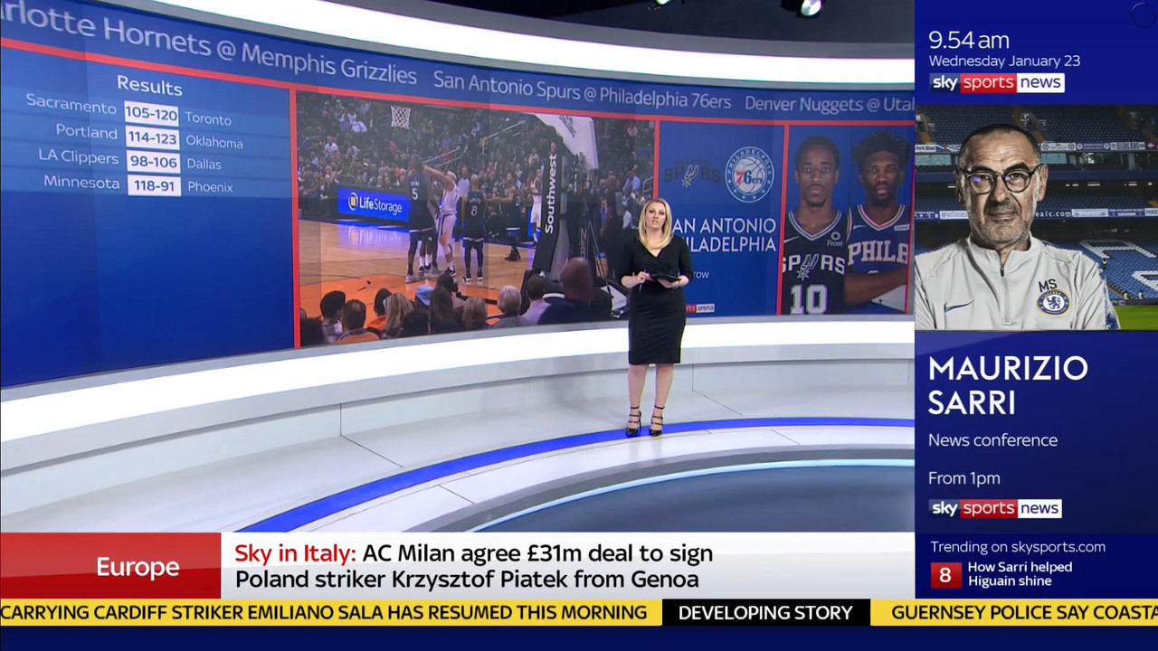 23 January - 09.00.00 - Good Morning Sports Fans. Round-up of th