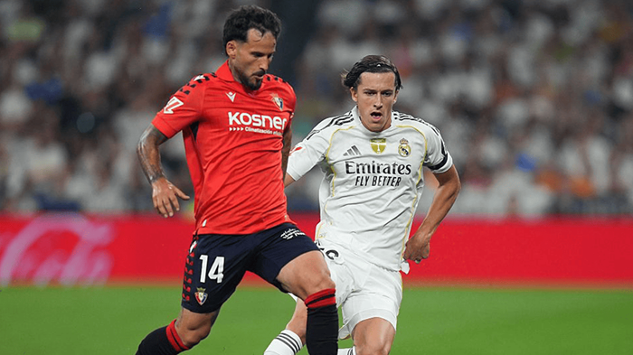 Osasuna vs Real Madrid, 00h30 ngày 22/02