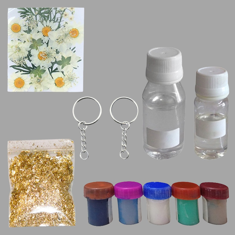 Resin Art with Square Coaster Moulds DIY Kit 