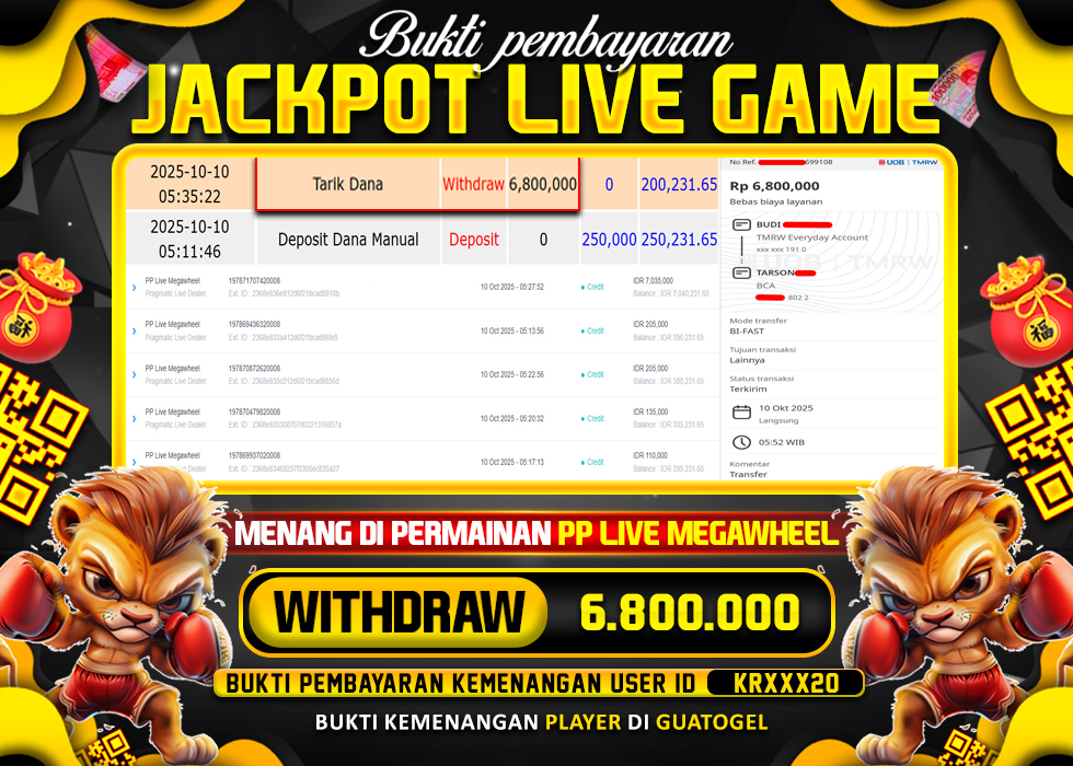 BUKTI JACKPOT LUNAS GUATOGEL