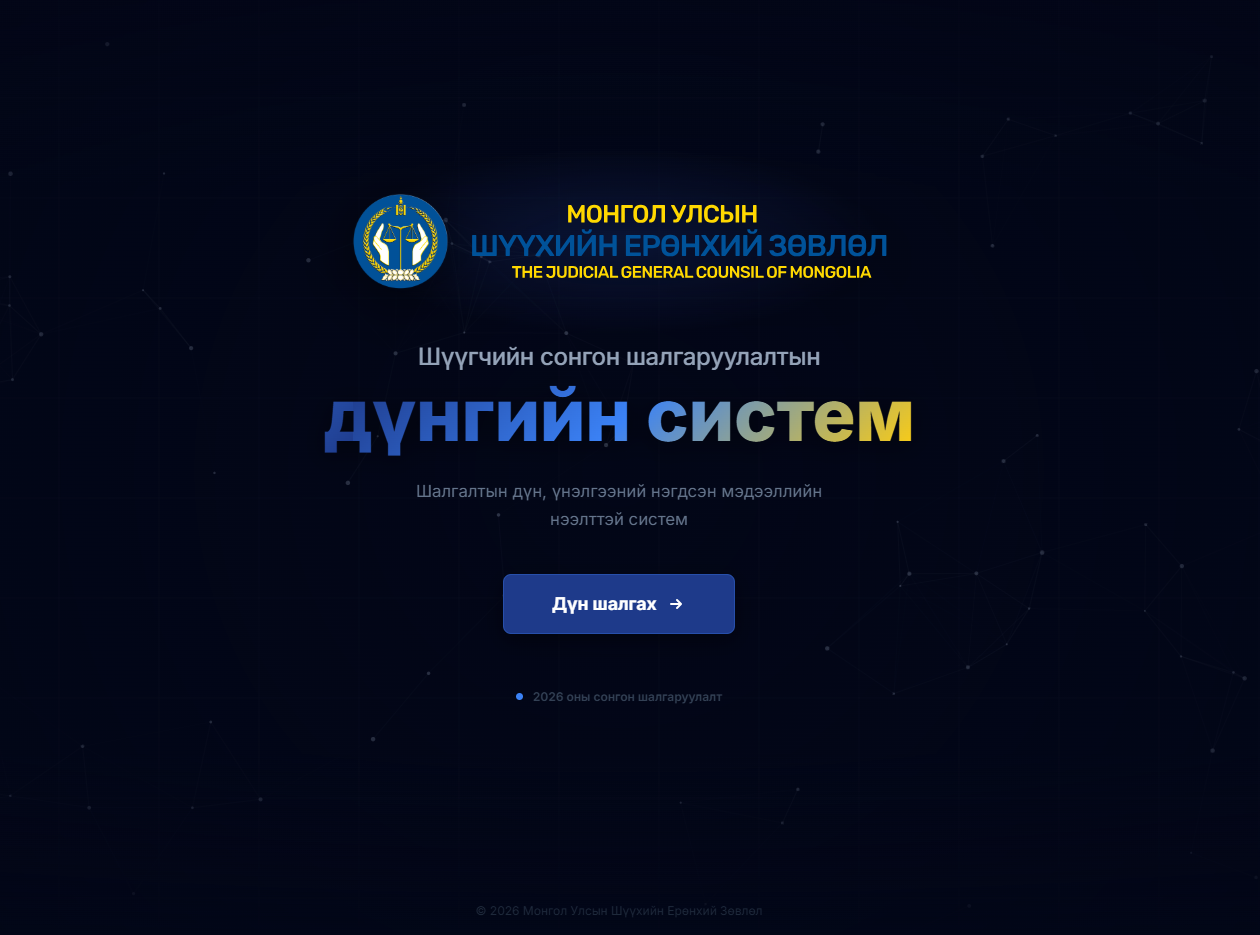Шүүгчийн сонгон шалгаруулалтын хууль зүйн мэдлэг, чадварын зарим шалгалтын нийлбэр оноог баталлаа