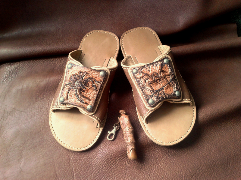 тапки паук1