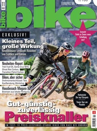 Cover: Bike Das Mountainbikemagazin November No 11 2022