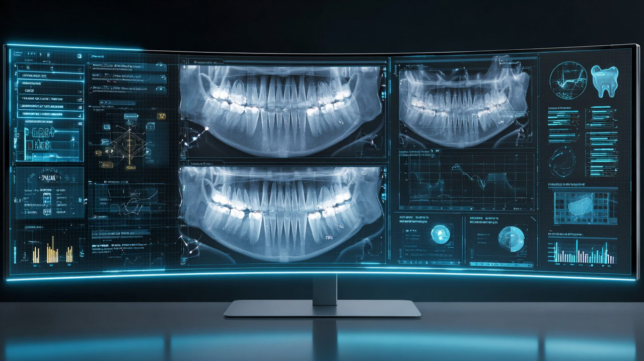 Интерфейс ИИ-системы для анализа стоматологических изображений