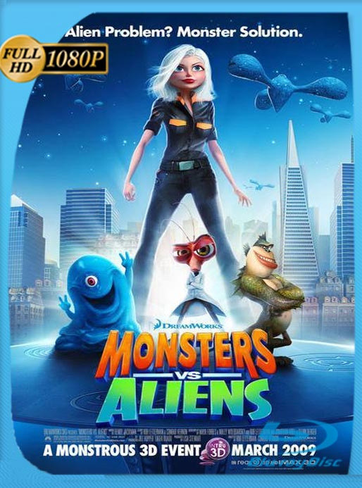 Monstruos Contra Alienígenas (2009) BRRip HD 1080p Latino [GoogleDrive]