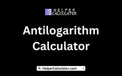 Antilogarithm Calculator