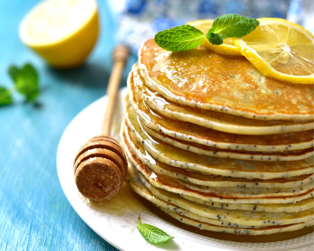 Lemon Poppy Seed Pancakes 1