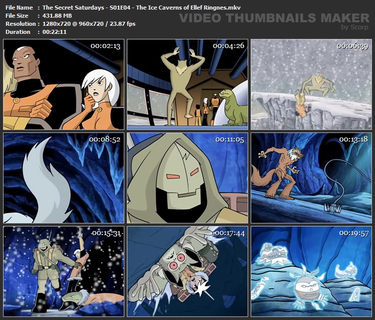 The Secret Saturdays - S01E04 - The Ice Caverns of Ellef Ringnes.mkv