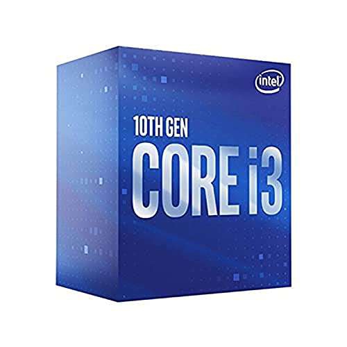 Amazon Intel BX8070110100F Core i3-10100F Comet Lake Quad - Procesador de sobremesa, Core 3,6 GHz, 6 MB, LGA 1200, 65W, 4C / 8T 