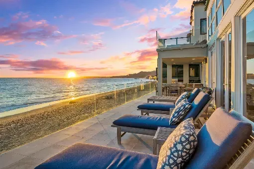 Malibu beach villa, California