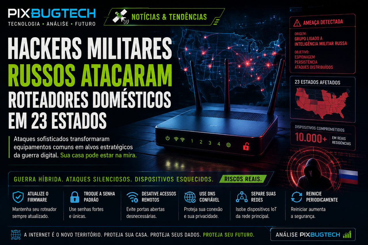 Hackers militares russos atacaram roteadores domésticos — e o caso mostra como a guerra digital já entrou dentro de casa