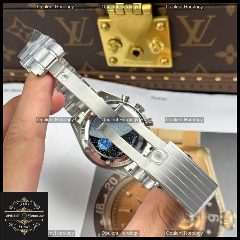 Omega Speedmaster Silver Snoopy 50th Anniversary 42mm Chronograph - Super Clone