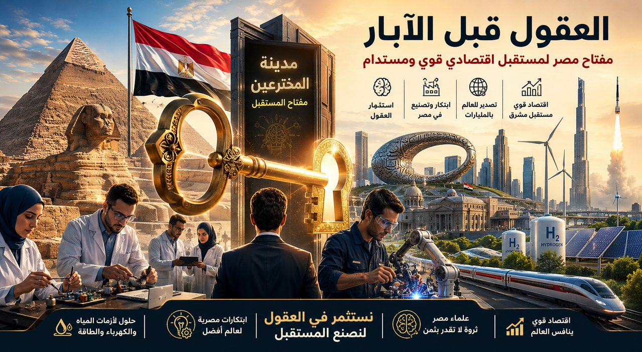 العقول قبل الآبار.. كيف يمكن أن تتحول مصر إلى قوة اقتصادية تقود المنطقة؟
