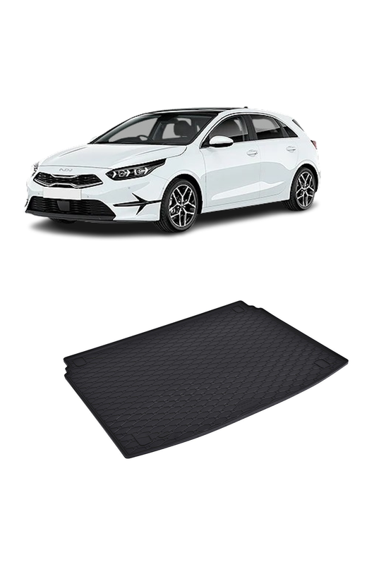 Tavita auto KIA Ceed Hatchback 2018-prezent, protectie portbagaj, Cri-Flo, din cauciuc 100%, compatibil cu autoturismul KIA Ceed Hatchback