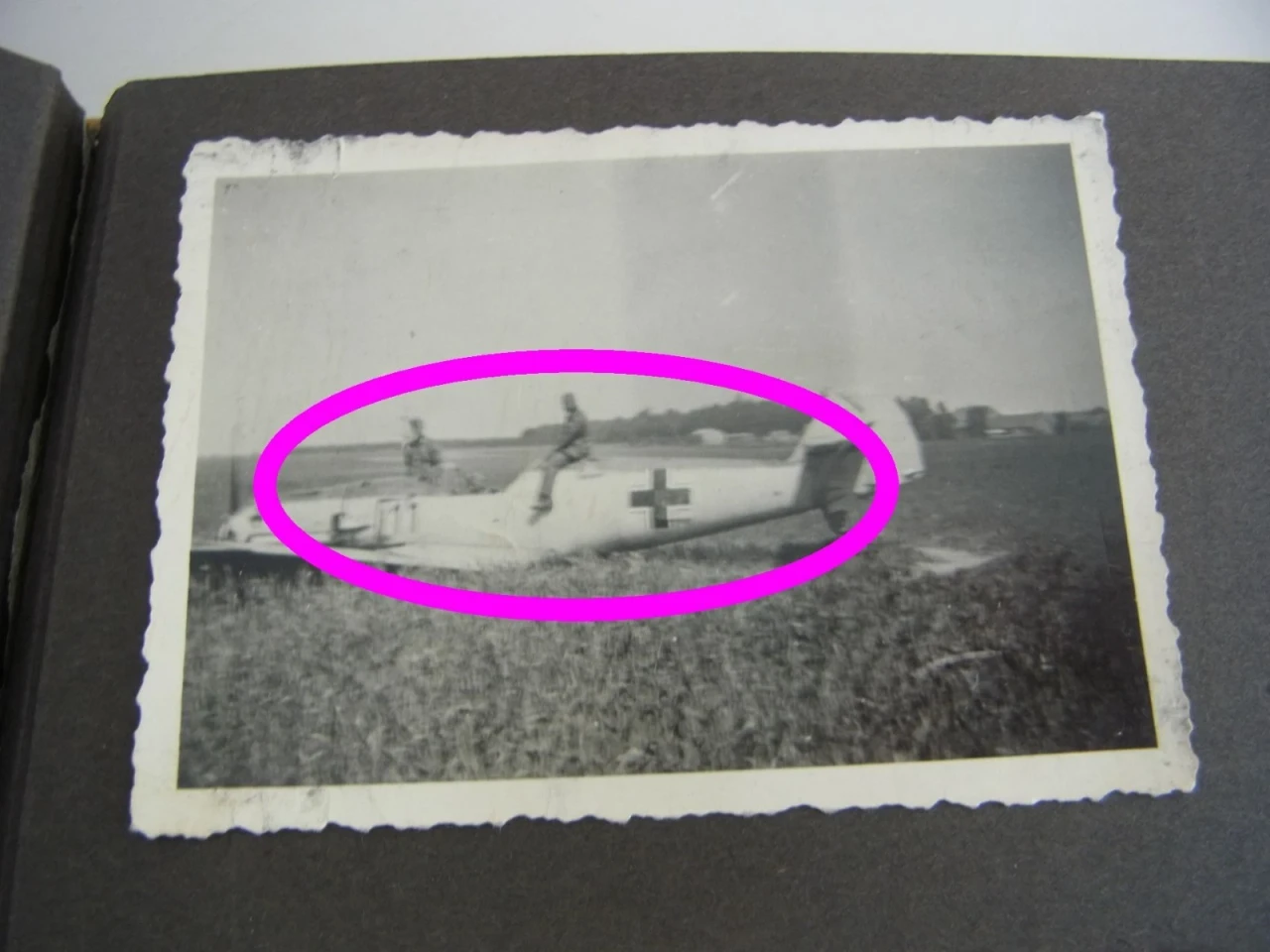 Altes Fotoalbum Polen Flugzeug Me109 Panzer Gefangene K121125AA0