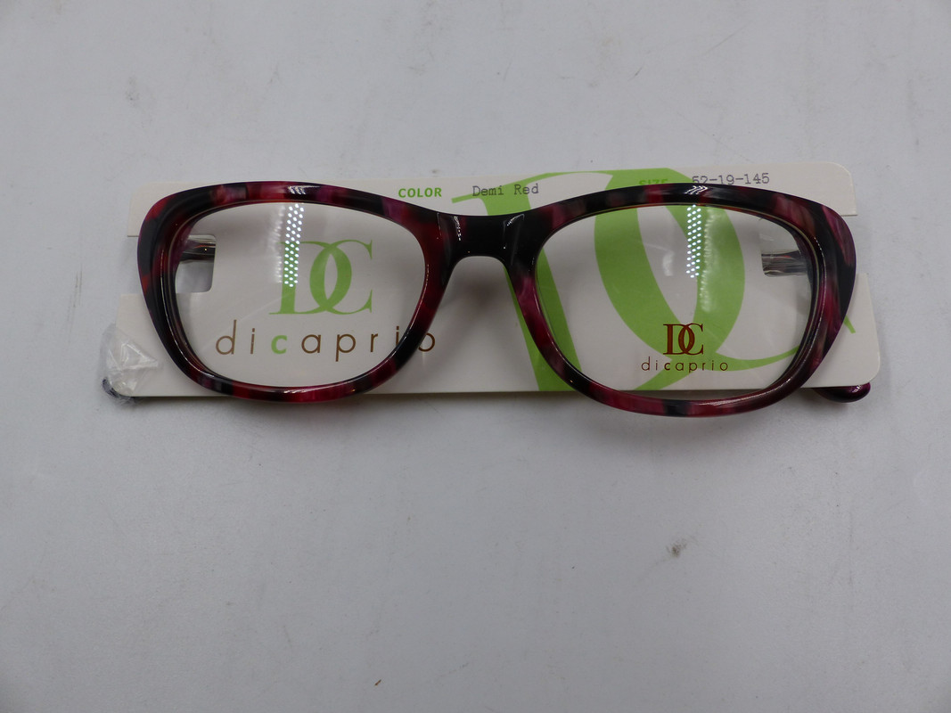 DICAPRIO DC318 WOMENS EYEGLASSES IN COLOR DEMI RED IN SIZE 52-19-145
