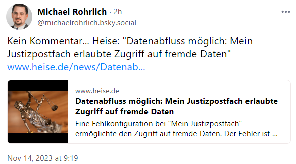 Datenabfluss beim 