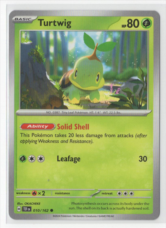 Pokemon Temporal Forces - 010/162 Turtwig - Picture 1 of 1