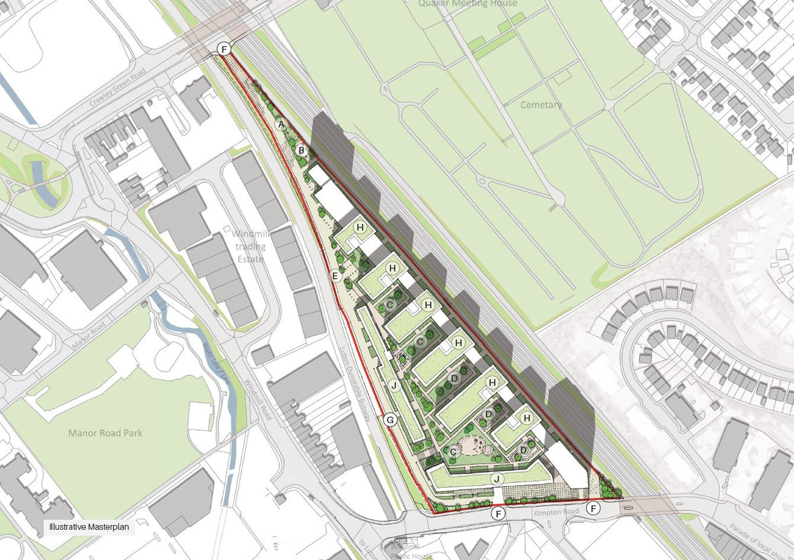 LUTON Kimpton Road Up to 1000 Homes 68m 21fl PRO
