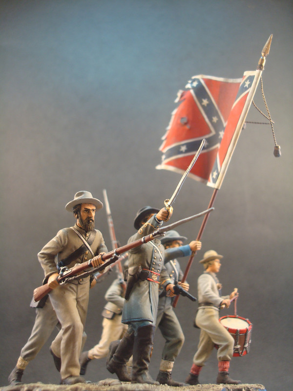 Infantería Confederada, Guerra Civil Americana (12)