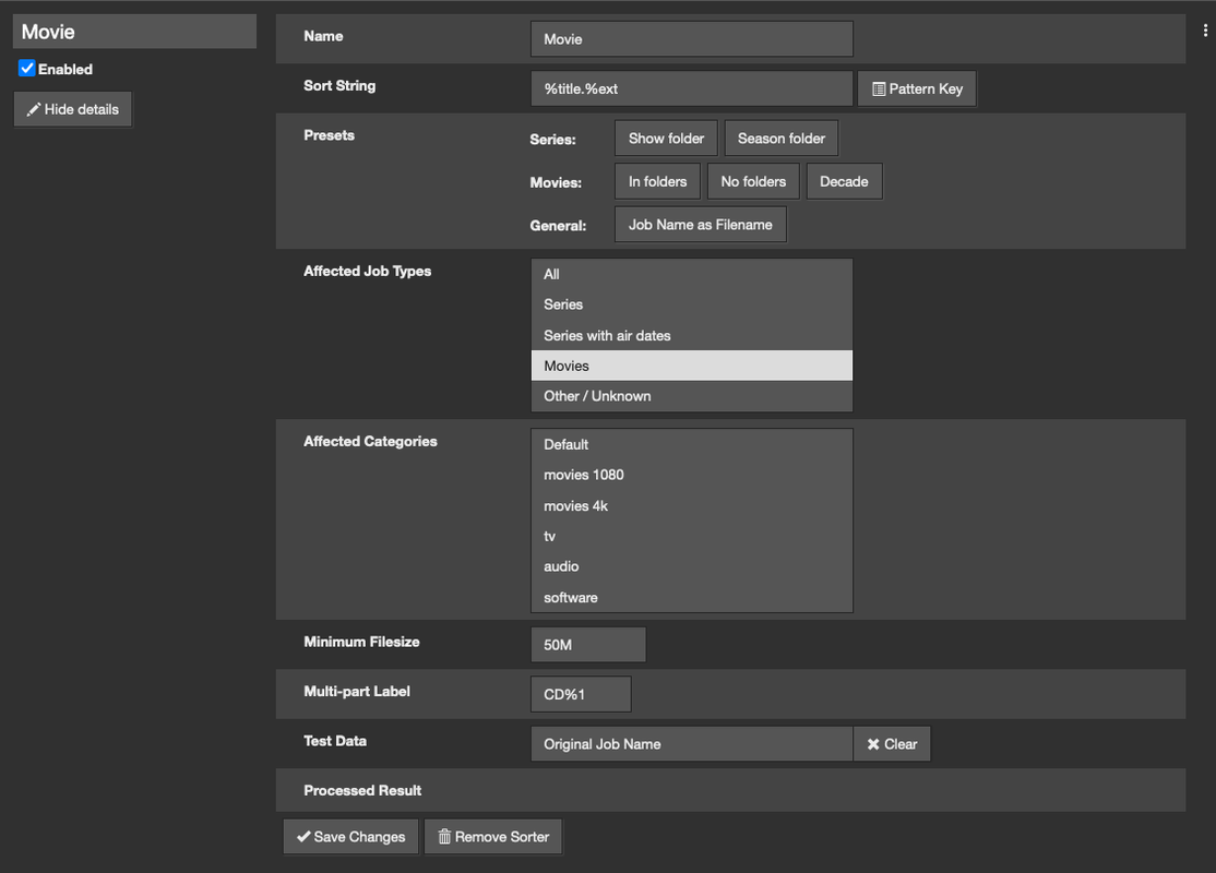 Screenshot 2023-10-30 at 19-00-52 SABnzbd Config - Sorting