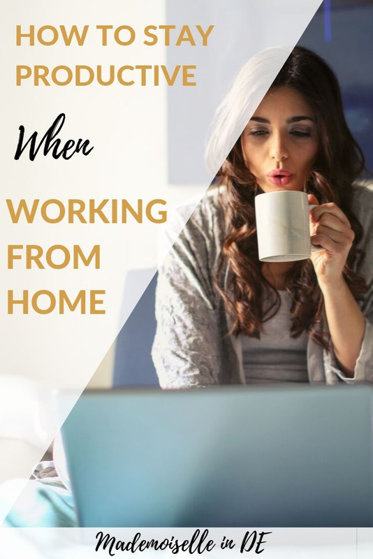 Tip for staying productive when working from home