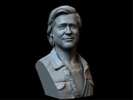 Brad Pitt Bust – 3D Print Model
