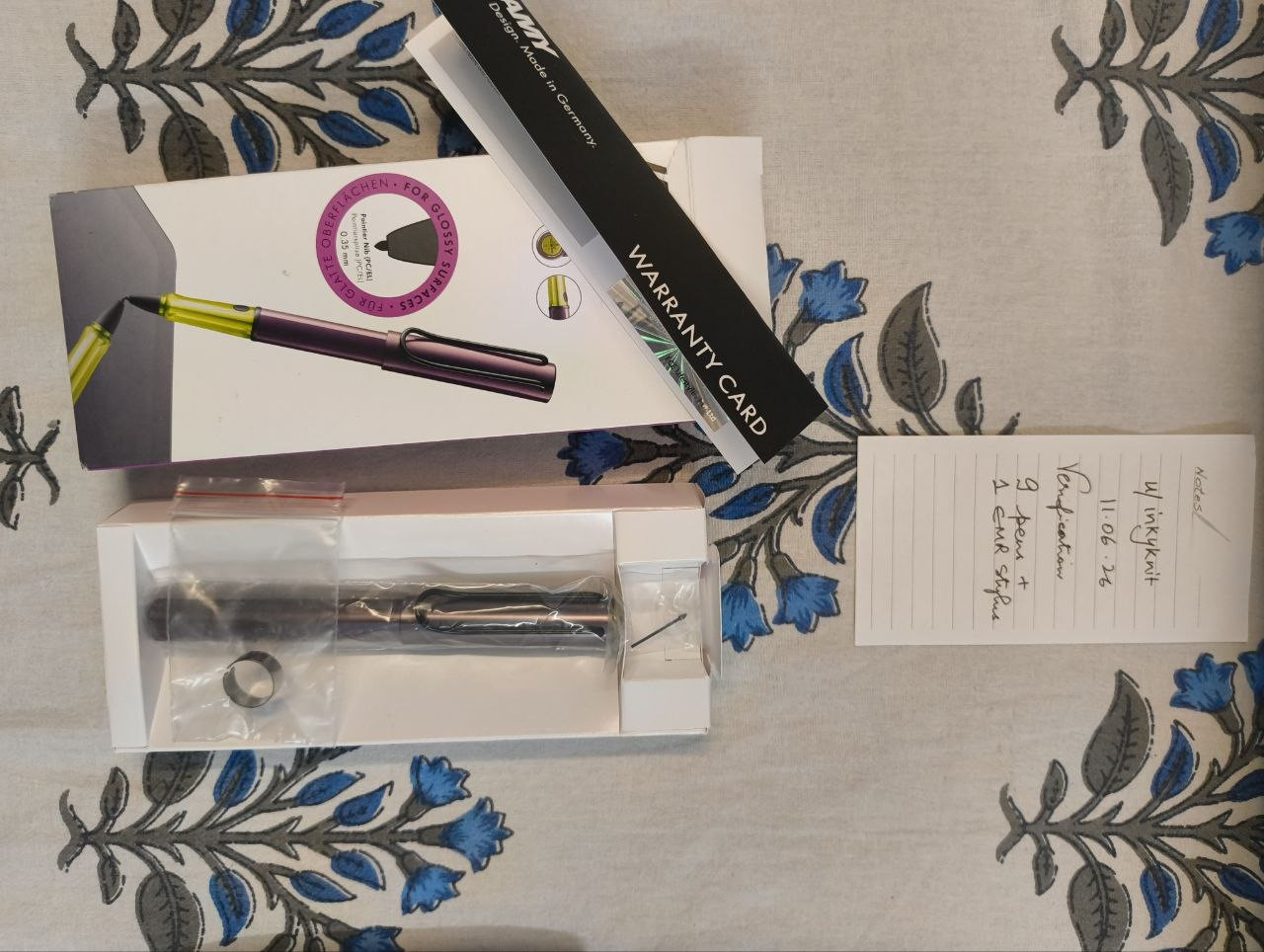 Lamy EMR Digital Pen - all contents
