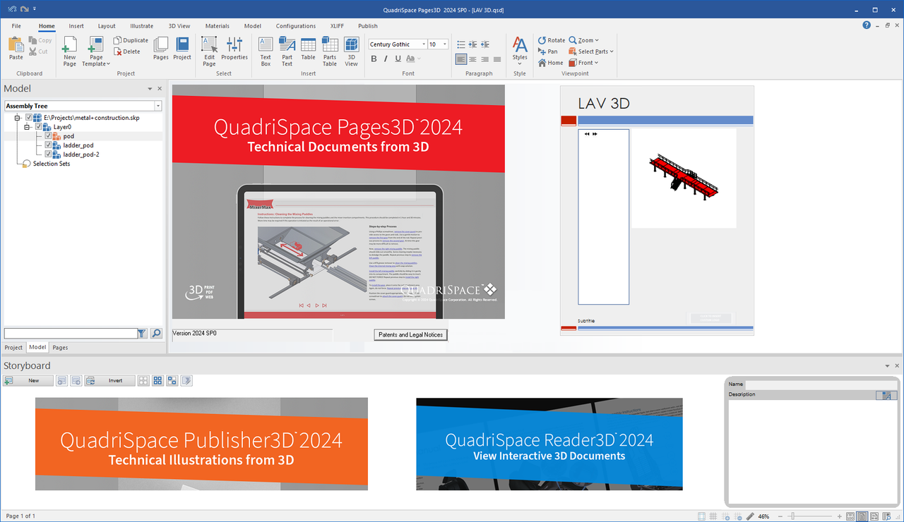 Working with QuadriSpace Document3D Suite 2024 SP0 full