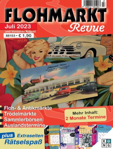Cover: Flohmarkt Revue Magazin No 07 Juli 2023