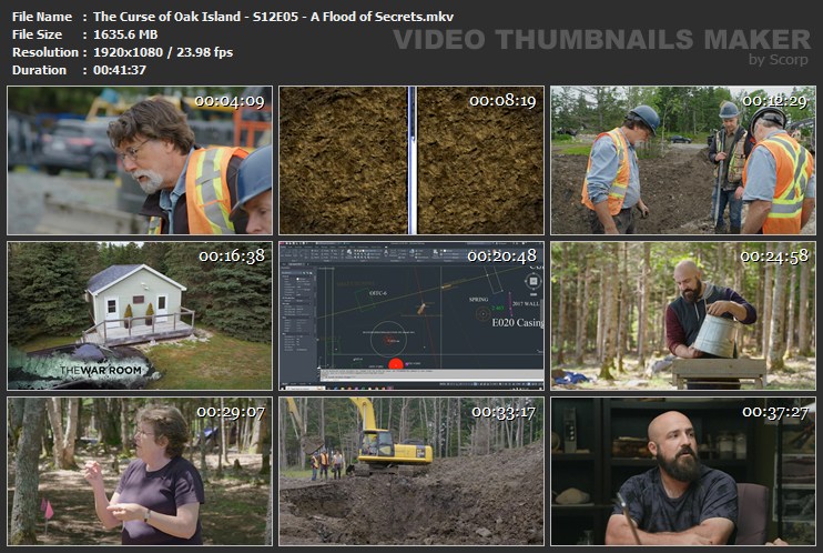 The Curse of Oak Island - S12E05 - A Flood of Secrets.mkv