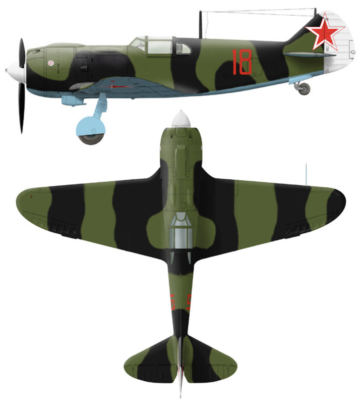 Lavochkin-La-5-159IAP-Red-18-Leningrad-front-4th-Feb-1944-0A