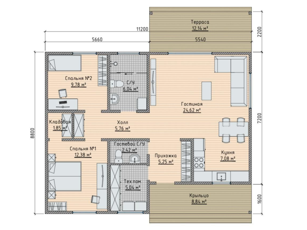 Территория посёлка