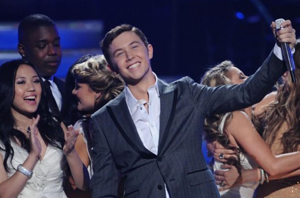 Scotty winning American Idol