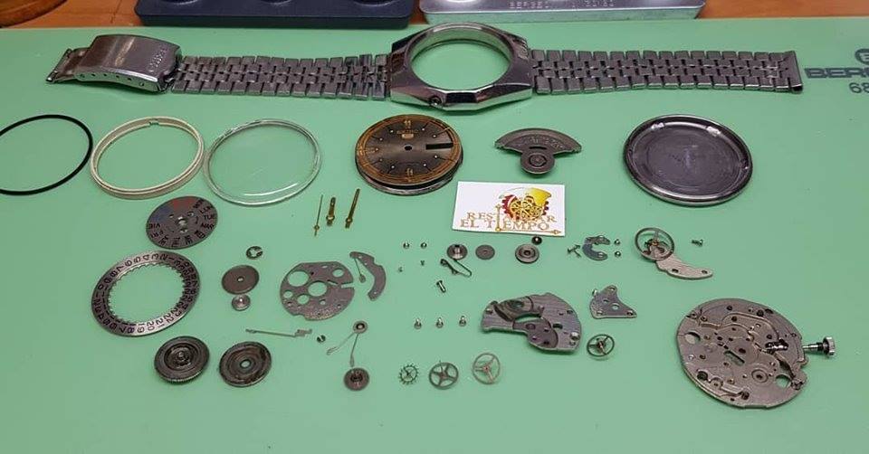 SEIKO 5 durante la restauración 1