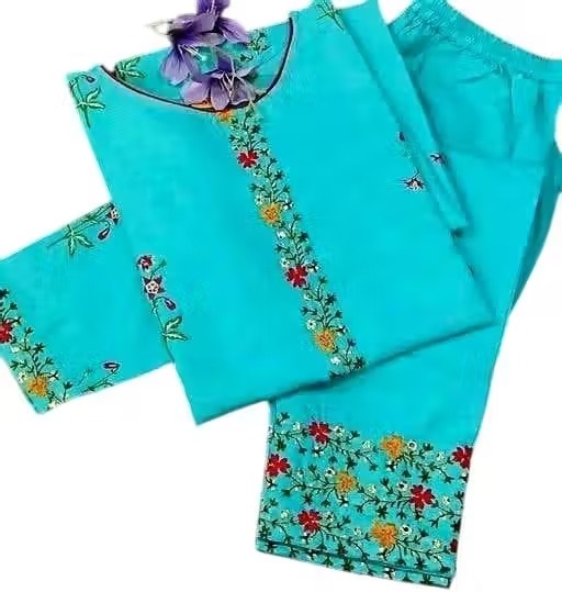 pants kurti kurti pants kurti yellow kurti pant set naira anarkali suit cottan anarkali suit naira kurta set kurti naira cut Color 4 (KS132)