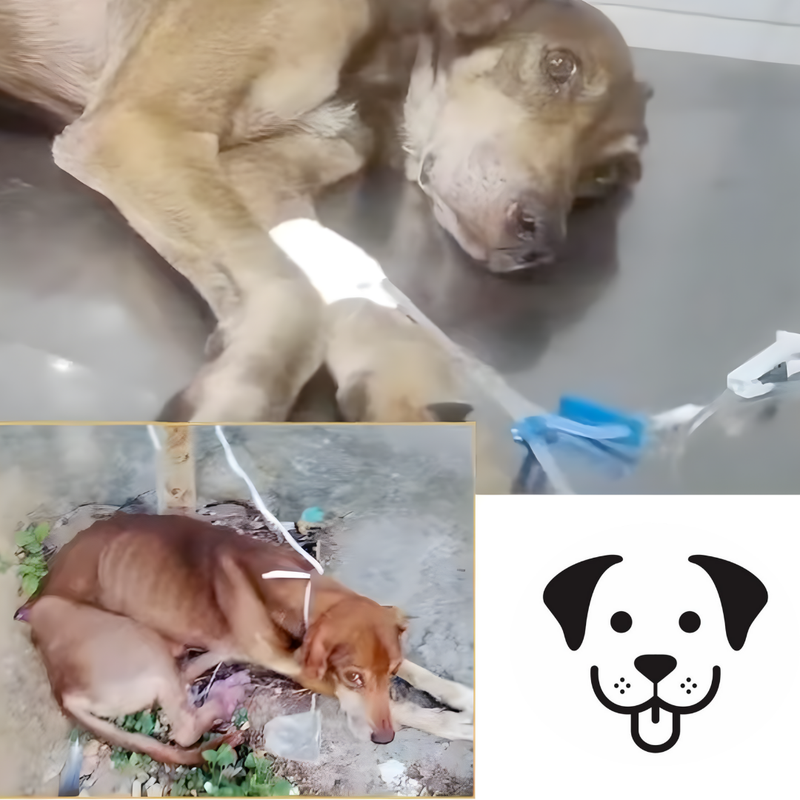 Fumaça - rescued dog fighting for life