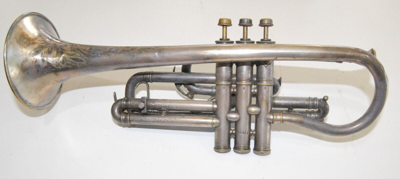 YORK & SONS 1922 Model 95 PERFECTONE CORNET sn 66188 (2)