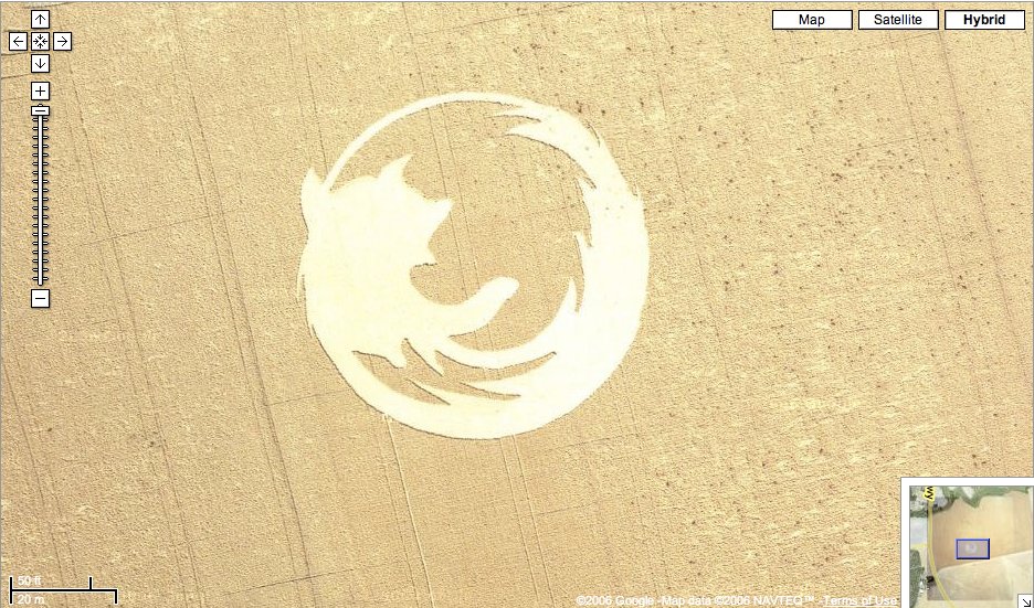 Firefox Crop Circle